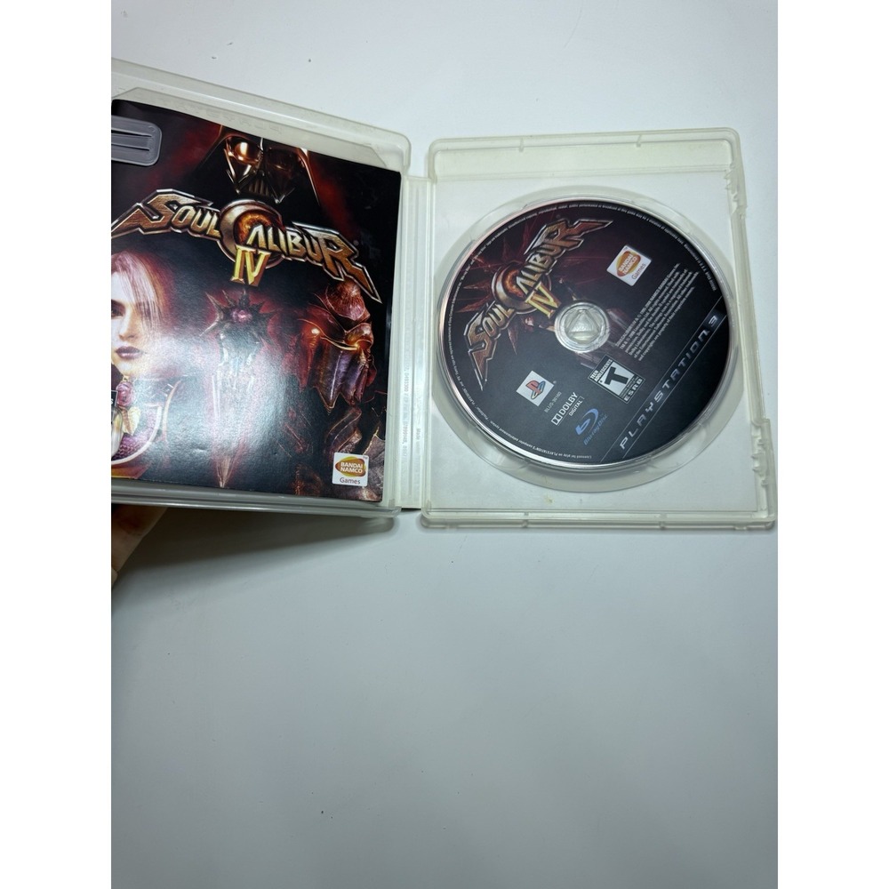 SoulCalibur IV (Sony PlayStation 3, 2008) Complete CIB w/ Manual & Tested Disc - Picture 2 of 3